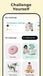 Snímek obrazovky aplikace Habit Goals: Habit Tracker