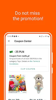 Allegro: shopping online - snímek obrazovky