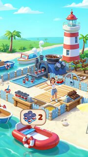 Snímek obrazovky aplikace Travel Town - Merge Adventure