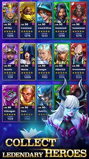 Snímek obrazovky aplikace Empires & Puzzles: Match-3 RPG