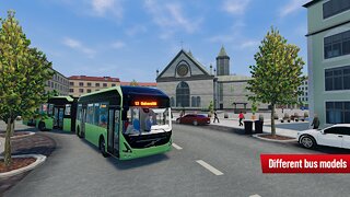 Snímek obrazovky aplikace Bus Simulator City Ride Lite