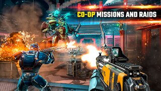 Snímek obrazovky aplikace Shadowgun Legends: Online FPS