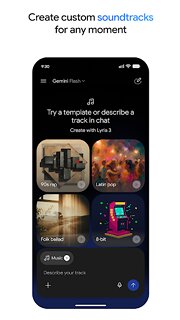 Snímek obrazovky aplikace Google Gemini