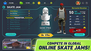 Snímek obrazovky aplikace Skate Jam - Pro Skateboarding