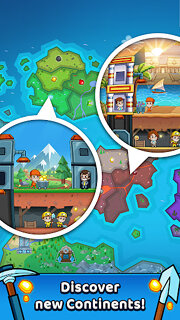 Snímek obrazovky aplikace Idle Miner Tycoon