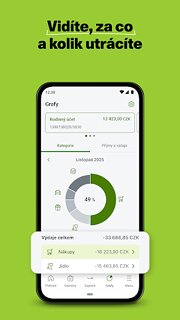 Snímek obrazovky aplikace My Air (Air Bank)