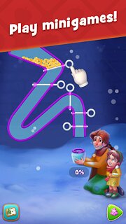 Snímek obrazovky aplikace Gardenscapes