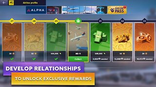 Snímek obrazovky aplikace Airport Simulator: First Class