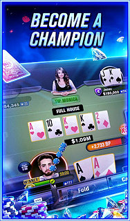 WSOP Poker - Texas Holdem - snímek obrazovky