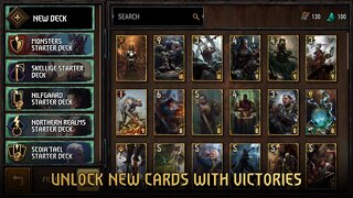 Snímek obrazovky aplikace GWENT: The Witcher Card Game