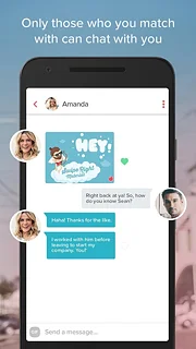 Tinder - snímek obrazovky