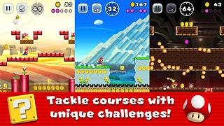 Super Mario Run - snímek obrazovky