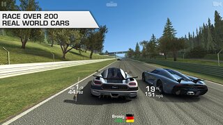 Snímek obrazovky aplikace Real Racing 3