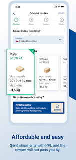 Snímek obrazovky aplikace mojePPL