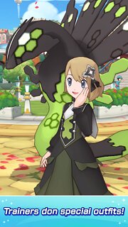 Snímek obrazovky aplikace Pokémon Masters EX