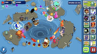 Snímek obrazovky aplikace Bloons Adventure Time TD