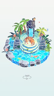 Snímek obrazovky aplikace Polysphere: Art Puzzle Game