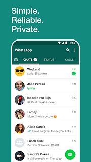WhatsApp Messenger - snímek obrazovky