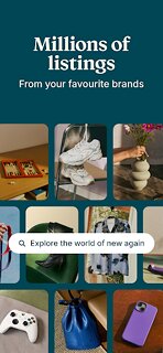 Snímek obrazovky aplikace Vinted: Shop & sell pre-loved