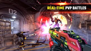 Snímek obrazovky aplikace Shadowgun Legends: Online FPS